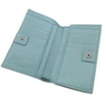 thumbnail image 5 of Pre-Owned Bottega Veneta Flower Leather Blue Bi-fold Wallet 0857BOTTEGA... (Good), 5 of 8