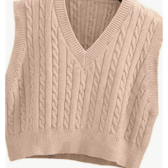 No Comment Juniors Cable-knit Sweater Ve Smoke Grey M