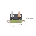 thumbnail image 3 of unbranded 1Jgo Circuit Breaker Metro Automático Para Vehículos 30A 12V Cubierta Roja Flexible, 3 of 8