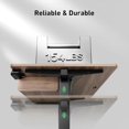 thumbnail image 5 of Portable Standing Desk Adjustable Height, Mobile Stand Up Desk for Walking Pad and Treadmill, Rolling Computer Table with Wheels, 31.5"x15.75" Height 28.7"-46.1", Black, 5 of 8