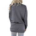 thumbnail image 3 of ManHanLi Women Christmas Letter Plaid Tree Print Long Sleeve Pockets Sweatshirt, 3 of 7