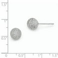 thumbnail image 3 of Leslie's SS Radiant Essence Rhodium-plated 8mm Ball Post Earrings, 3 of 3