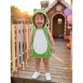 thumbnail image 6 of RUINIXCW Toddler Baby Frog Sleeveless Halloween Hooded Tops, 6 of 8