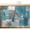 Turquoise, variant on Turquoise Grey Sink Skirt 10"W x 11"L,Dustproof Under Sink Curtain Skirt for Bathroom Kitchen,Abstract Square Graffiti Modern Smear Adhesive Short Vanity Curtains Cover for Laundry Closet Shoe Rack