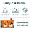 thumbnail image 3 of Fall Mailbox Covers Magnetic Standard Size 18 X 21 Inch Retro Sunflower Pumpkin Maple Leaf Mailbox Cover Autumn Thanksgiving Mailbox Wraps Post Box Cover Decoration Outdoor Garden Home, 3 of 6