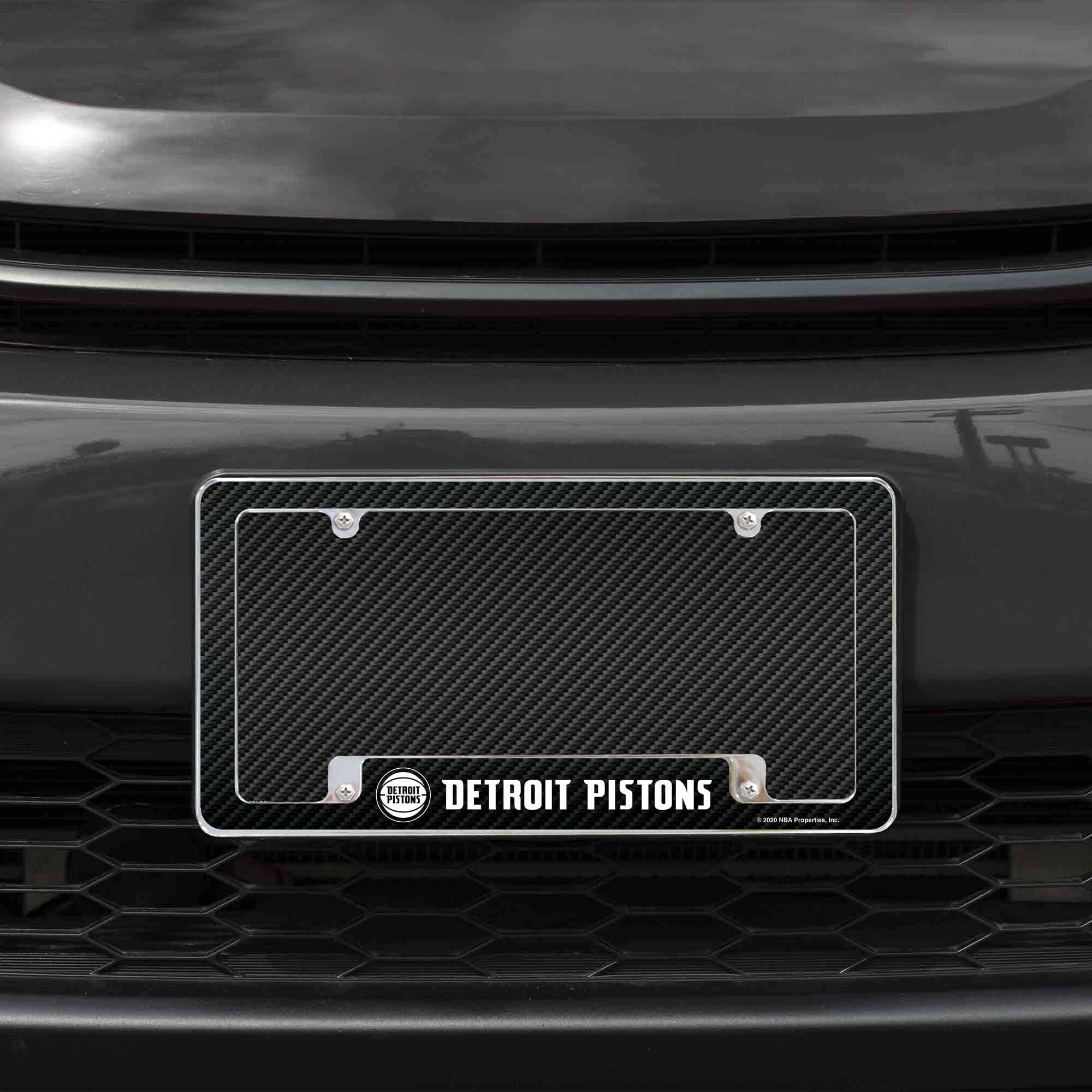 PISTONS CARBON FIBER DESIGN ALL OVER CHROME FRAME
