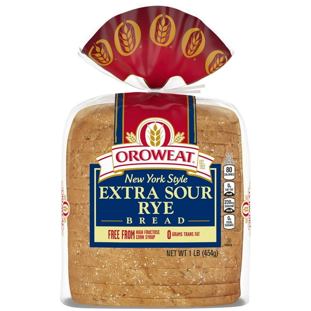 Oroweat New York Extra Sour Rye Bread, 16 oz