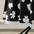 thumbnail image 5 of Coolnut 60" Daisy Flower Round Tablecloth, Waterproof Spillproof Polyester Fabric Table Cover with Zipper Umbrella Hole for Outdoor Patio Garden Dining Party, 5 of 7