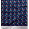 thumbnail image 1 of Soimoi Crepe Silk Fabric Dot & Paisley Small Print Fabric by Yard 42 Inch Wide, 1 of 1
