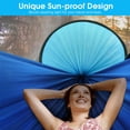 thumbnail image 3 of Hamaca de camping G4Free grande con mosquitera para 2 personas, azul, 3 of 9