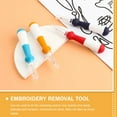 thumbnail image 4 of FRCOLOR seam ripper Seam Ripper for Sewing with Heavy Duty Thread Cutter and Embroidery Removal Tool for Home Use Assorted Color,4.96"X0.59"X0.59", 4 of 4