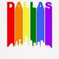 thumbnail image 3 of CafePress - Dallas Gay Pride Rainbow Cityscape Sweatshirt - Crew Neck Sweatshirt, 3 of 4
