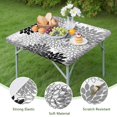 thumbnail image 4 of Vibrant Floral Print Elastic Tablecloth 36x36 Inch for Square Card Tables and Breakfast Nooks, 4 of 6