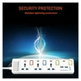 thumbnail image 6 of Power Strip Surge Protector 3/4/5/6 AC Universal Outlets Socket USB Individually/Overload Switch Extension Cord Home Office, 6 of 6