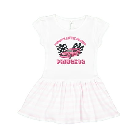 

Inktastic Daddy s Racing Princess Pink Race Car Gift Toddler Girl Dress