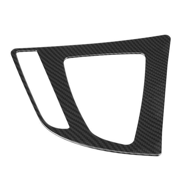 Embellecedor de cubierta de panel de cambio de marchas de control central estilo fibra de carbono para Serie 3 F30 GT F34