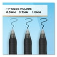 thumbnail image 3 of Papermate 2095476 0.7 mm Profile Retractable Gel Pen, Black, 3 of 4