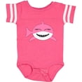 thumbnail image 3 of Inktastic Cute Pink Shark Boys or Girls Baby Bodysuit, 3 of 5