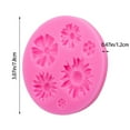 thumbnail image 4 of Clearance Biscuit Moulds under $1,Silicone Flower Mold For Polymer Clay Earrings Tiny Daisy DIY Earrings Silicone Mould Flexible Resin Fondant Mold Clay Jewelry Mold, 4 of 9