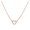 Rose Gold, variant on SIfdSeng Heart Zircon Pendant Rhinestone Necklace Zircon Heart Necklaces Chain Jewelry for Women Girls Heart Pendant Necklace