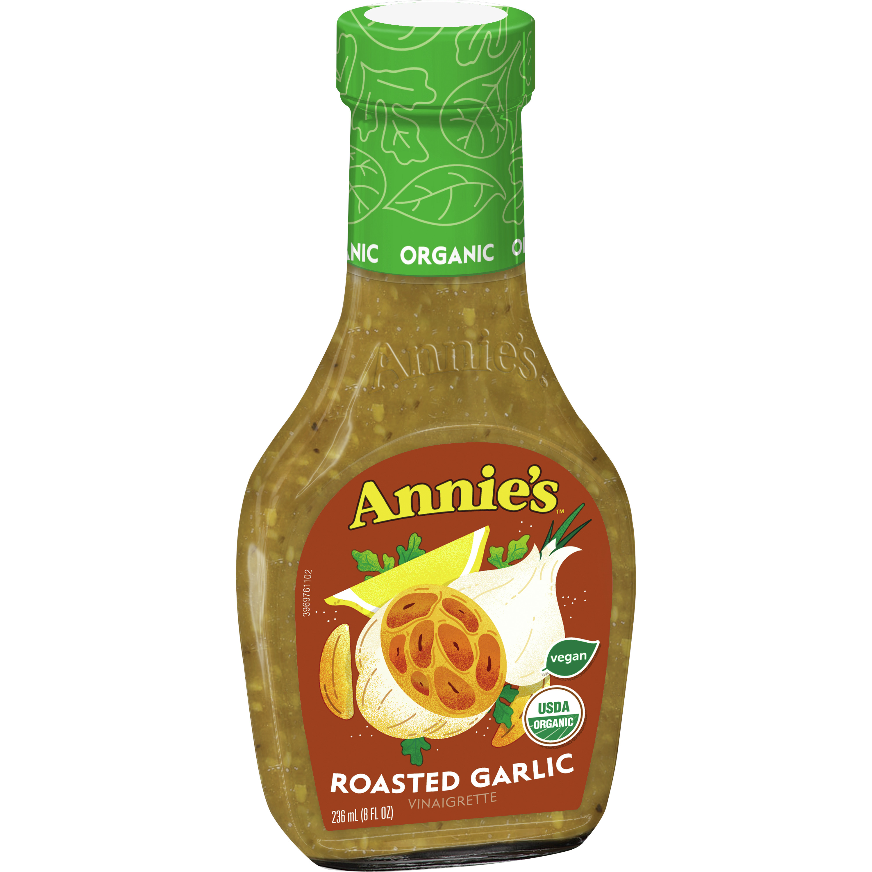 Annie's Roasted Garlic Vinaigrette Salad Dressing, Certified Organic, 8