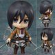 thumbnail image 2 of Figuras de acción de Levi Ackerman, muñecos coleccionables de PVC de dibujos animados, Eren Jaeger 390, Mikasa Ackerman 417, Hange Zoe 375, 365, 2 of 6
