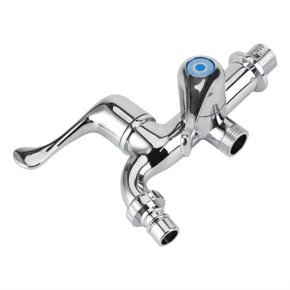 Qiilu Water Tap,ABS Plastic Washing Machine Faucet Sink Basin Water Tap