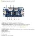thumbnail image 4 of Hub USB 4 Puertos Waveshare Blanco con USB a UART Integrado para Raspberry Pi Zero/Zero W/B+/2B/3B/3, 4 of 6