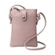 thumbnail image 1 of Monedero para teléfono pequeño y resistente bolso cruzado para llaves, informal, para compras al aire libre, viajes Rosa, 1 of 10