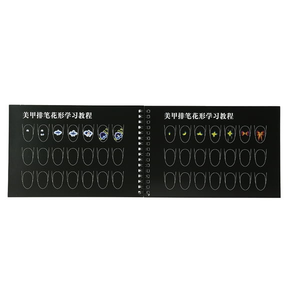Manicure Tools, Multiple Types Nail Practice Book, Available Beauty Salon Manicure Store For Home Salon Shop