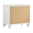 thumbnail image 4 of Nightstand with 2 Drawers and Glittery Acrylic Front, White, 4 of 6