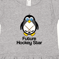 thumbnail image 4 of Inktastic Future Hockey Star Penguin Girls Toddler Dress, 4 of 5