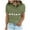 #334-Green, variant on Womens Easter Print T-Shirt, Short Sleeve Round Neck Blouse with Floral Prints, Soft Casual Top for Spring Festival and Daily Wear