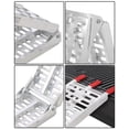 thumbnail image 3 of Motorcycle Ramps, 750lbs Folding Loading Ramps for Pickup Trucks Bed, Trailers Ramp with Load Straps for Motorcycle, Dirt Bike, UTV, Lawn Mower, Truck, Snowblower, Cargo Trailer, 89"L x 11"W (750Lbs), 3 of 9