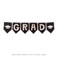 thumbnail image 7 of Hallmark Graduation Party Kit, Black and Gold (Banner, Table Runner, Card Box, 25 Advice Cards), 7 of 7