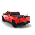 thumbnail image 3 of Sawtooth Tonneau Cover TGS035-06 STRETCH; Soft Roll-Up Hook And Loop; Non-Lockable; Matte Black; Textile Composite; Expandable; With Removable Aluminum Cross Supports And Mounting Clamps, 3 of 11