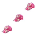 thumbnail image 1 of Maytalsory 1/2/3/5 Comfortable Ball Cap For Women - Fashionable With Sun Protection Universal Size rose red 3PCS, 1 of 6