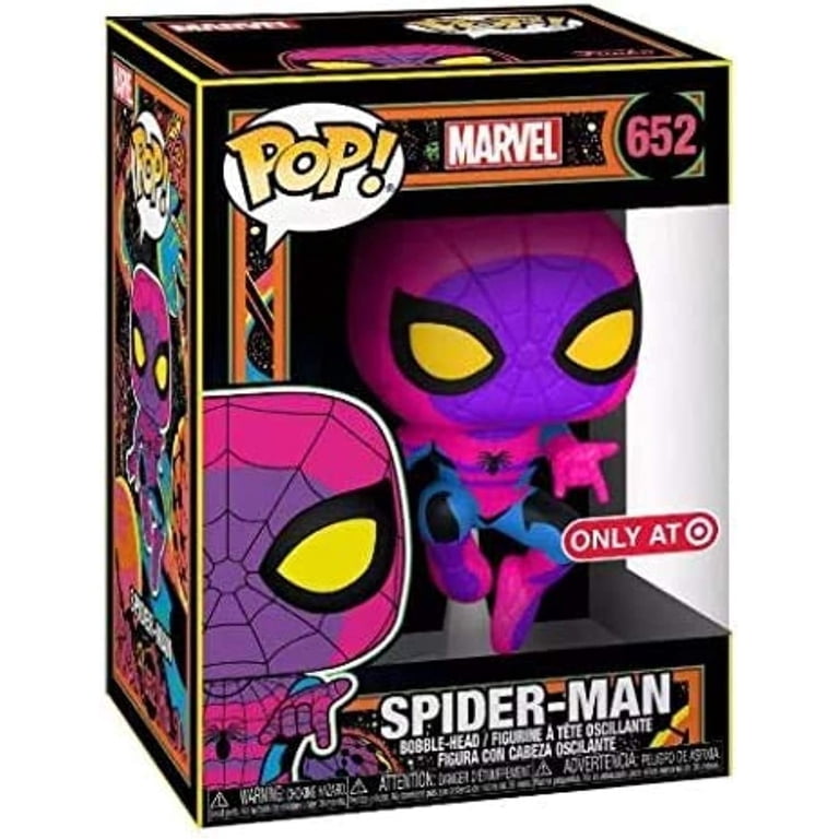 Funko POP! Exclusive Marvel Figure: Avengers Black Light Spider