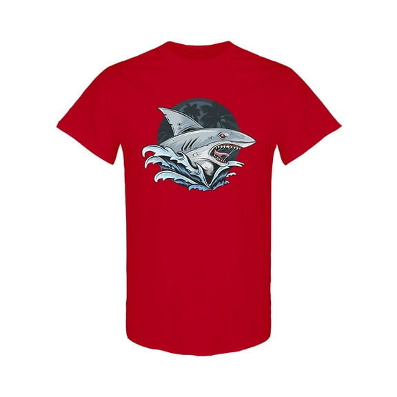 Shark Rage T-Shirt Men -Image by Shutterstock, Male Medium