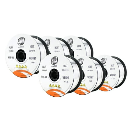 

ER4043 - MIG Aluminum Welding Wire - 1 Lb x 0.035 (6 SPOOLS)