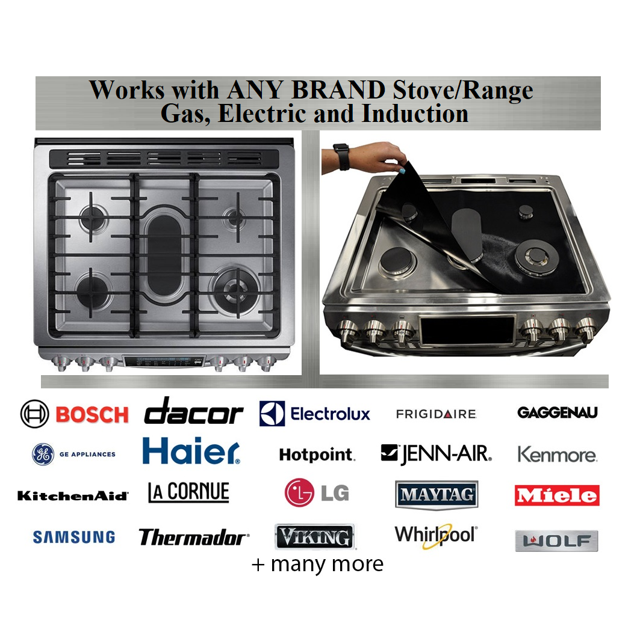 Stove Wrap New Stove Top Liner Splatter Guard Kit Fits Electric Gas