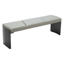 Mur Bench Gray Bench, Modern Style, Seats up to 2, Plywood, Indoor Living
