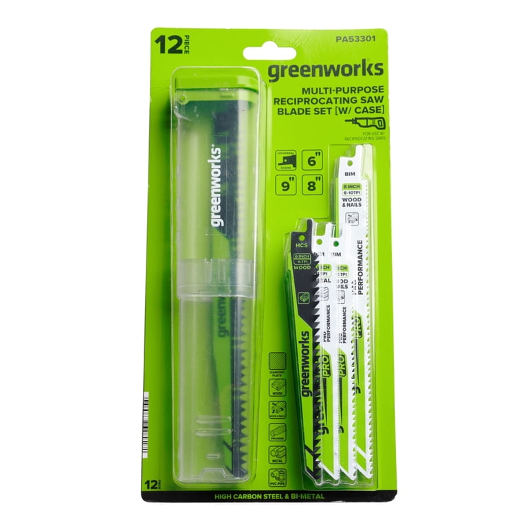 12-Piece Multi-Purpose Reciprocating Saw Blade Set photo 6