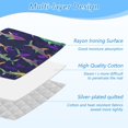 thumbnail image 4 of Ironing Mat Portable Ironing Blanket for Table Top Travel Ironing Pad for Washer Dryer 27.6" x 47.2" Neon Colors Sharks, 4 of 6