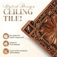 thumbnail image 5 of DCT10-Milan 2 ft. x 2 ft. PVC Glue-up or Lay-in Ceiling Tile in Aged Copper (40 Sq.ft / Pack) - 10 Pieces, 5 of 20