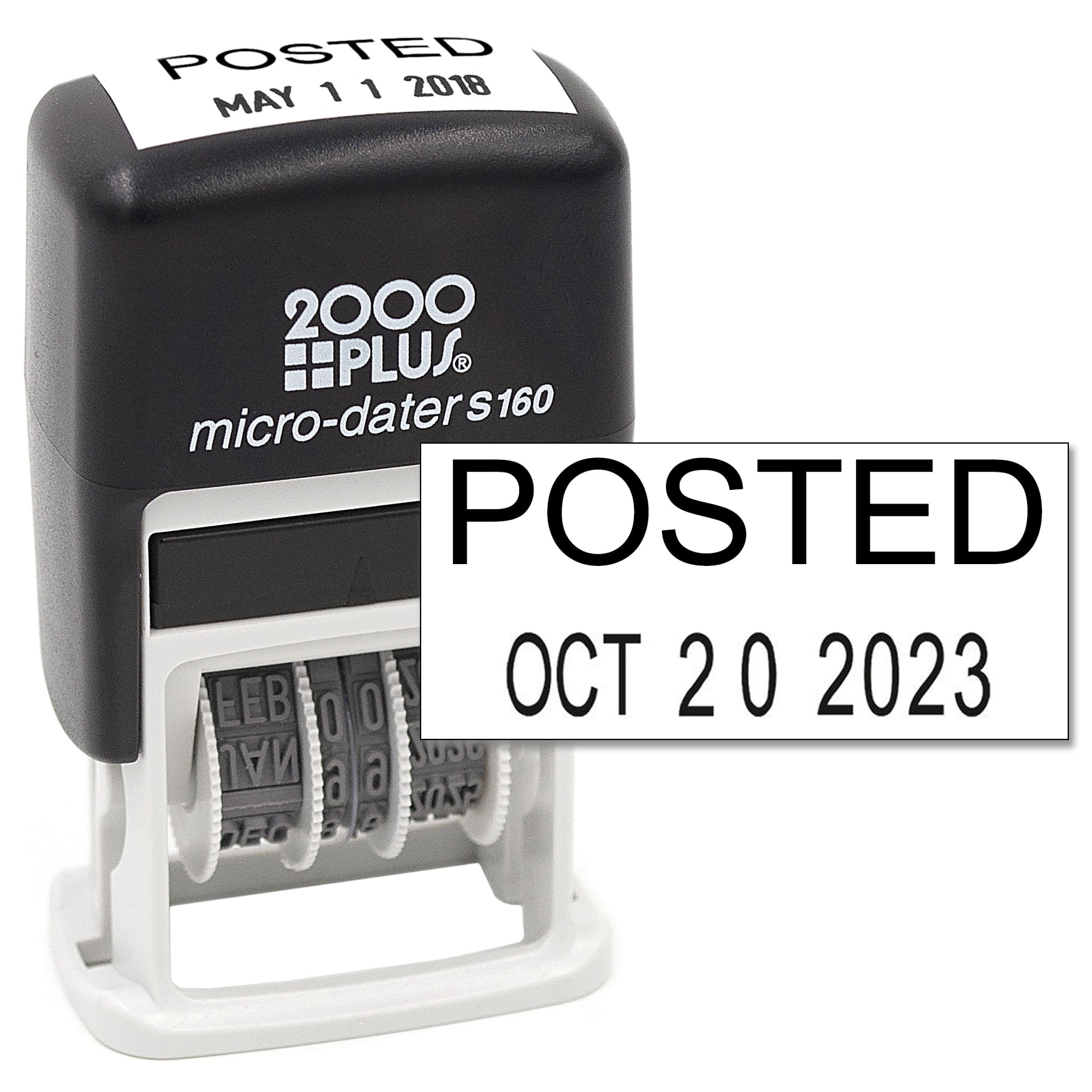 Cosco 2000 PLUS Self-Inking Rubber Date Office Stamp with POSTED Phrase ...