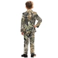 thumbnail image 3 of Xoenoiee Hunting Camo Print Boys' Formal Suit 2 Piece Set Blazer Set Toddler Tuxedos for Wedding, Suits for Teens Boy Dress School Clothes, 5-6 Years, 3 of 7