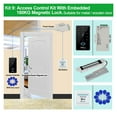 thumbnail image 2 of Fingerprint Access Control System Door Lock, IP68 Fully Waterproof Electric Lock Set For Home Safe, Outdoor ,More Secure, 2 of 7