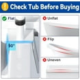 thumbnail image 3 of Adjustable Bathtub Safety Rail, Bathtub Handle Grab Bar with Non-Slip Grip for Seniors, Elderly, Fits 3.1 to 6.7 Inch Tub Walls, Supports 300 lbs, 3 of 8