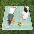 thumbnail image 5 of Coolnut Tie Dye Brush Large Picnic & Outdoor Beach Blanket, Waterproof Foldable Sandproof 3-Layer Picnic Mat for Camping,Hiking,Travel,Park,Concerts,78"x78", 5 of 6